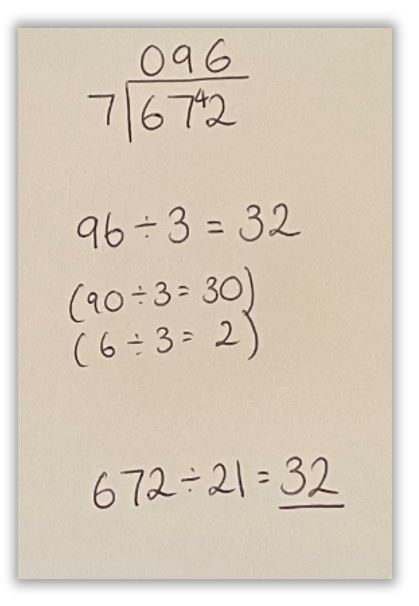 Page from maths book