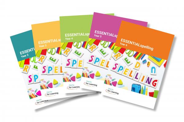 ESSENTIALspelling resource covers