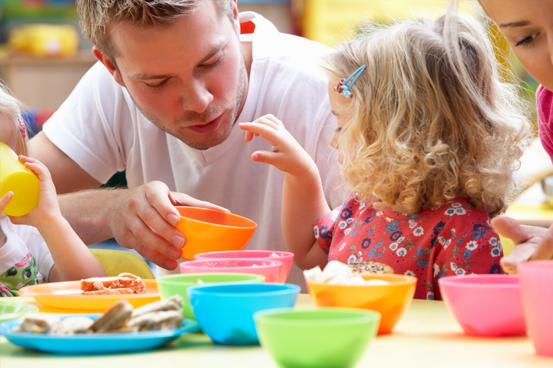 Adult with Early Years child