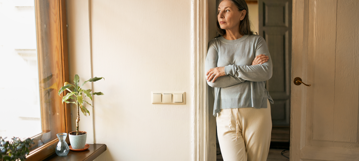 Adult woman with arms crossed 