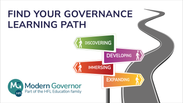 Find your governance learning pathway - image of path