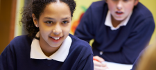Analysis of 2022 KS2 maths SATs arithmetic paper (part 2) – exploring the differences School girl with pencil at desk